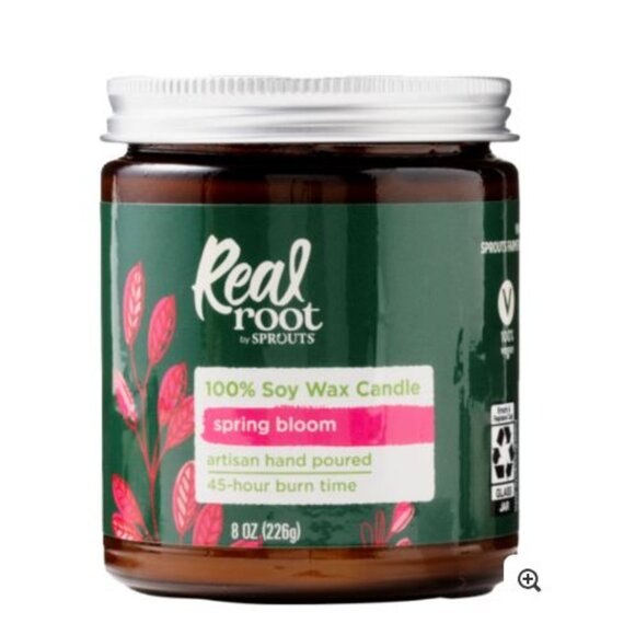 100% Soy Wax Spring Bloom Artisan Hand Poured Candle - Picture 1 of 7